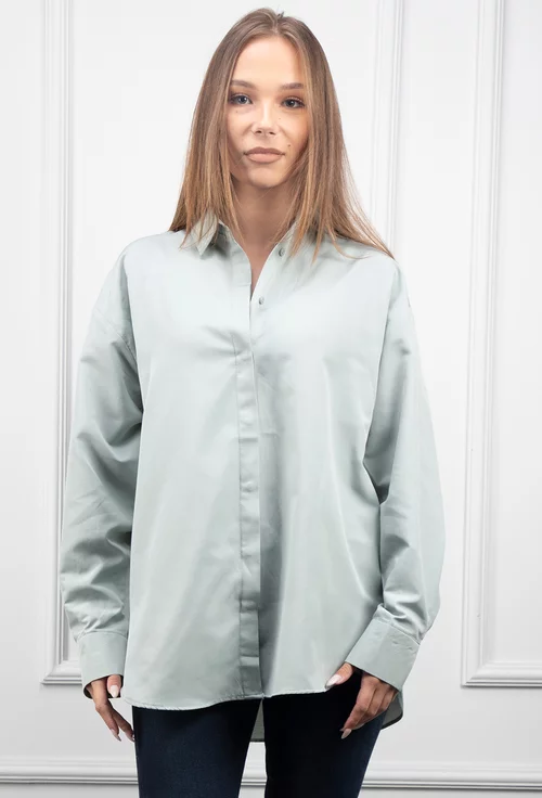 Camasa oversize verde deschis