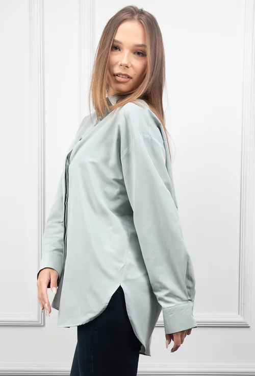 Camasa oversize verde deschis