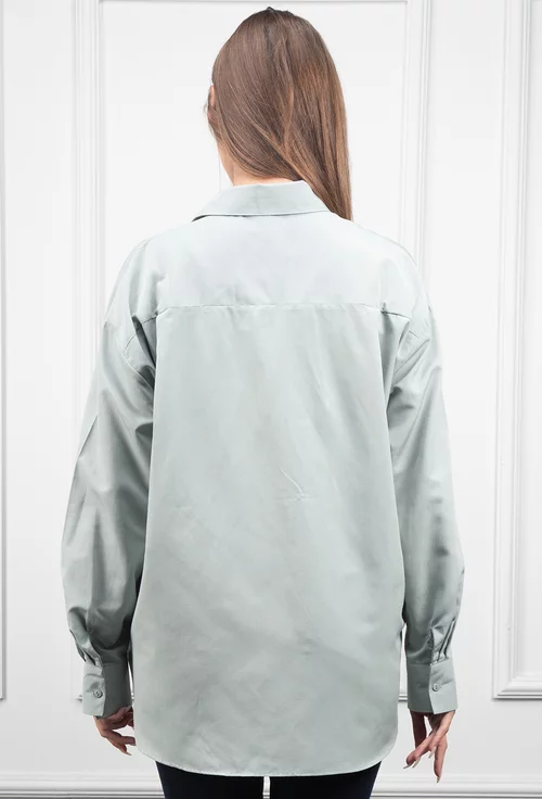 Camasa oversize verde deschis