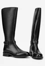 Cizme dama negre din piele naturala