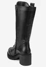 Cizme dama negre din piele naturala