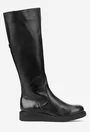 Cizme dama negre din piele naturala