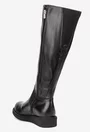 Cizme dama negre din piele naturala