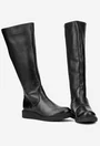 Cizme dama negre din piele naturala