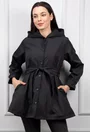 Geaca neagra cu capse