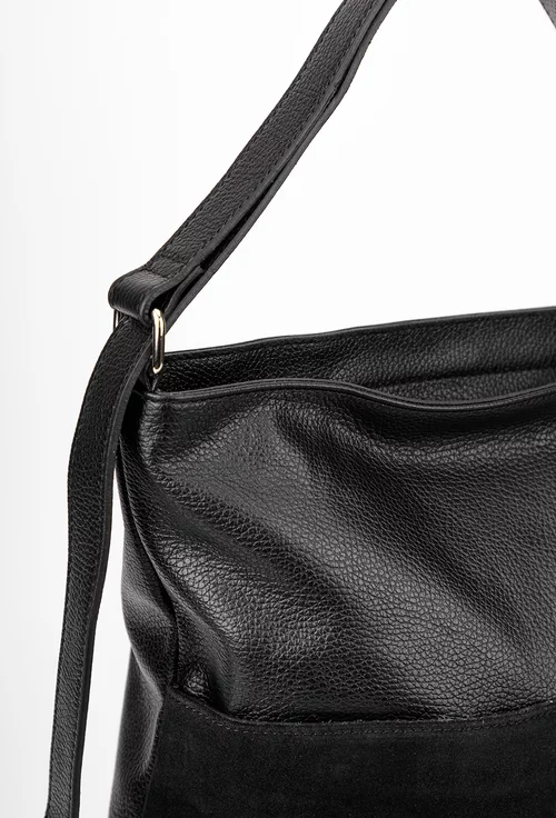 Geanta dama din piele neagra