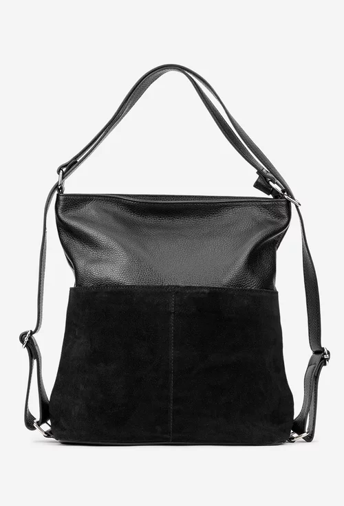 Geanta dama din piele neagra