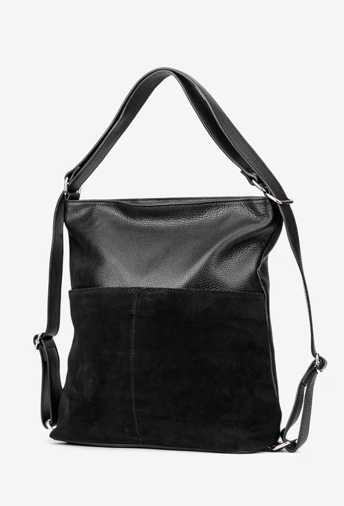 Geanta dama din piele neagra