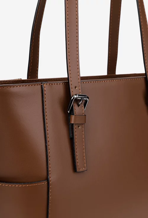 Geanta dama maro din piele cu manere ajustabile