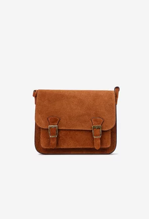 Geanta dama maro din piele intoarsa