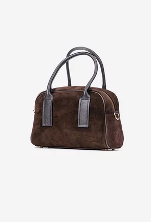 Geanta dama maro din piele intoarsa