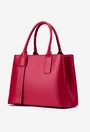 Geanta dama rosie realizata din piele naturala