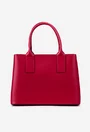 Geanta dama rosie realizata din piele naturala