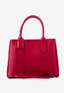 Geanta dama rosie realizata din piele naturala