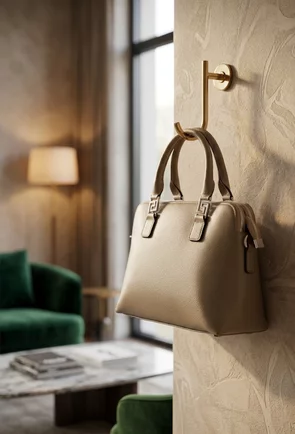 Geanta dama taupe din piele texturata