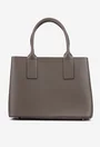 Geanta dama taupe realizata din piele naturala