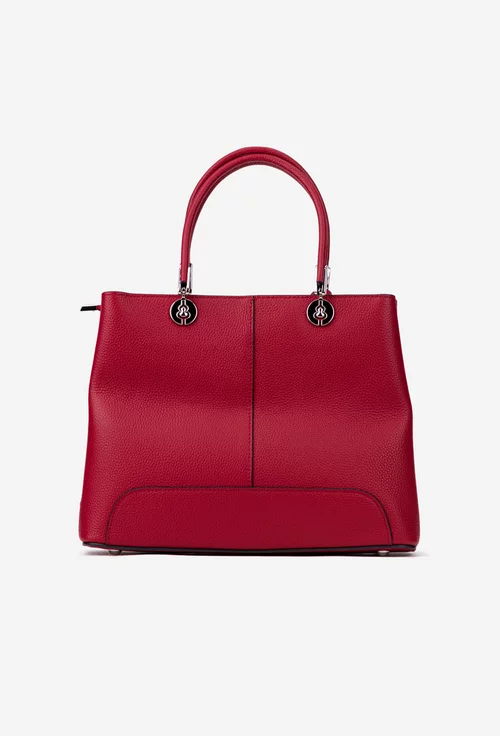 Geanta dama visinie din piele texturata