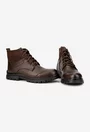 Ghete barbati confectionate din piele maro