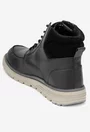 Ghete barbati confectionate din piele neagra