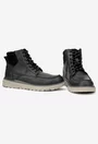 Ghete barbati confectionate din piele neagra