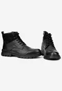 Ghete barbati confectionate din piele neagra