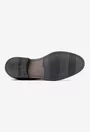 Ghete barbati din piele naturala neagra cu elastic