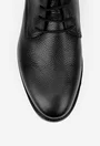 Ghete barbati din piele texturata neagra
