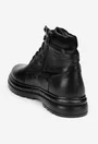 Ghete barbati realizate din piele naturala neagra