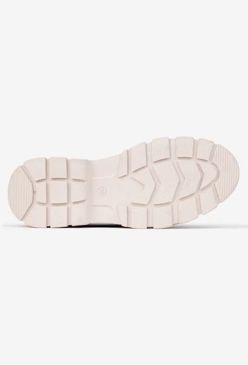 Ghete dama albastre din piele intoarsa