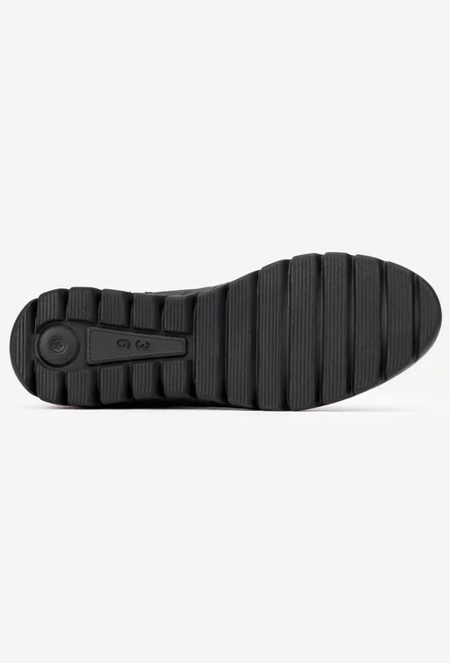 Ghete dama din piele burgundy cu fermoar