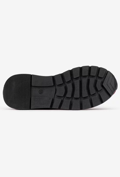 Ghete dama din piele intoarsa burgundy