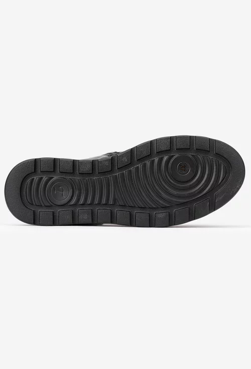 Ghete dama din piele naturala neagra