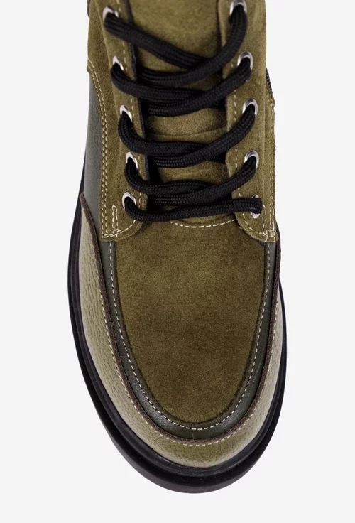 Ghete dama kaki din mai multe tipuri de piele