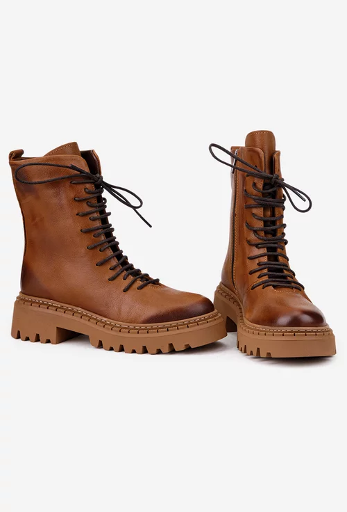 Ghete dama maro din piele naturala