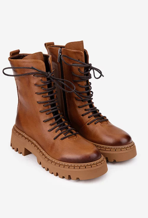 Ghete dama maro din piele naturala