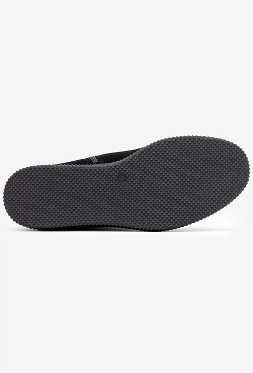 Ghete dama negre din piele intoarsa