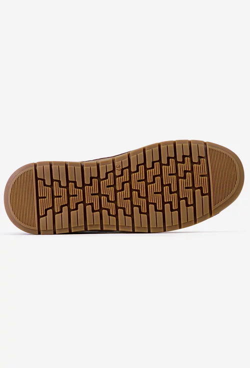 Ghete dama NUR burgundy din piele lacuita croco
