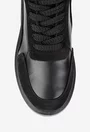 Ghete dama NUR negre din piele