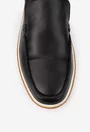 Mocasini barbati NUR confectionati din piele naturala neagra