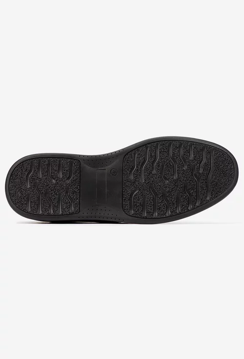 Mocasini barbati NUR negri din piele naturala picture - 5