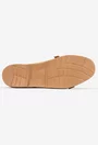 Mocasini dama galbeni din piele naturala cu ornament