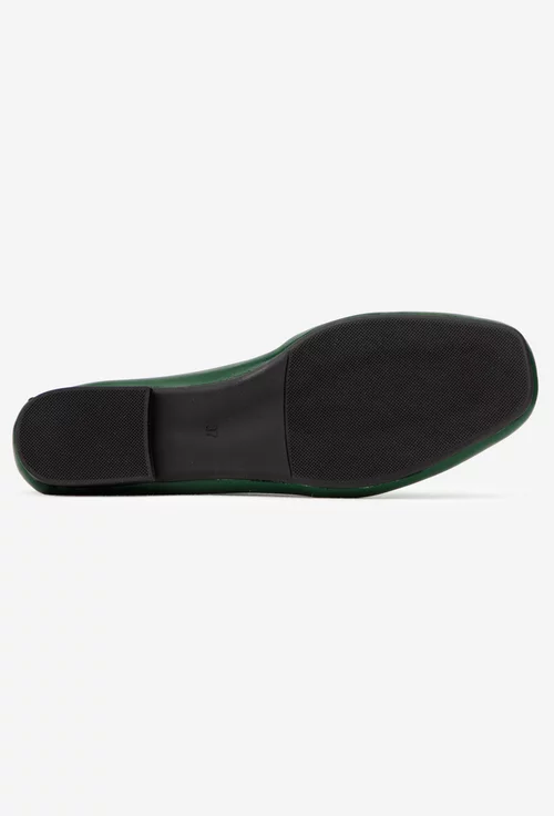 Mocasini dama kaki cu bordo din piele naturala picture - 6