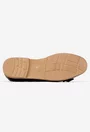Mocasini dama negri din piele naturala cu ornament