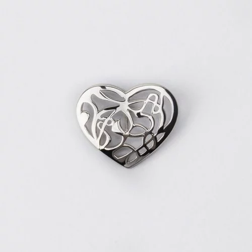 Pandantiv din argint in forma de inima 43595