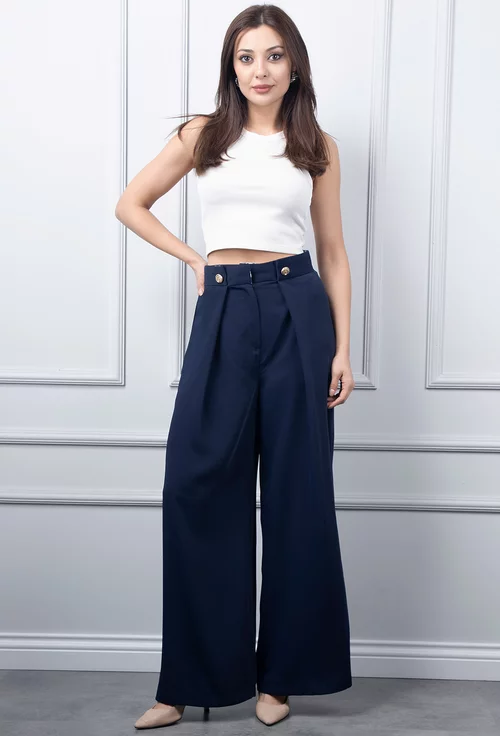 Pantaloni bleumarin