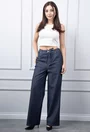 Pantaloni denim bleumarin