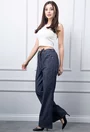 Pantaloni denim bleumarin