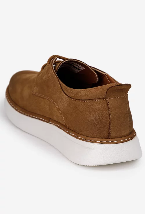 Pantofi barbati confectionati din piele maro