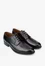 Pantofi barbati confectionati din piele naturala neagra