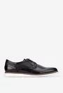Pantofi barbati confectionati din piele naturala neagra
